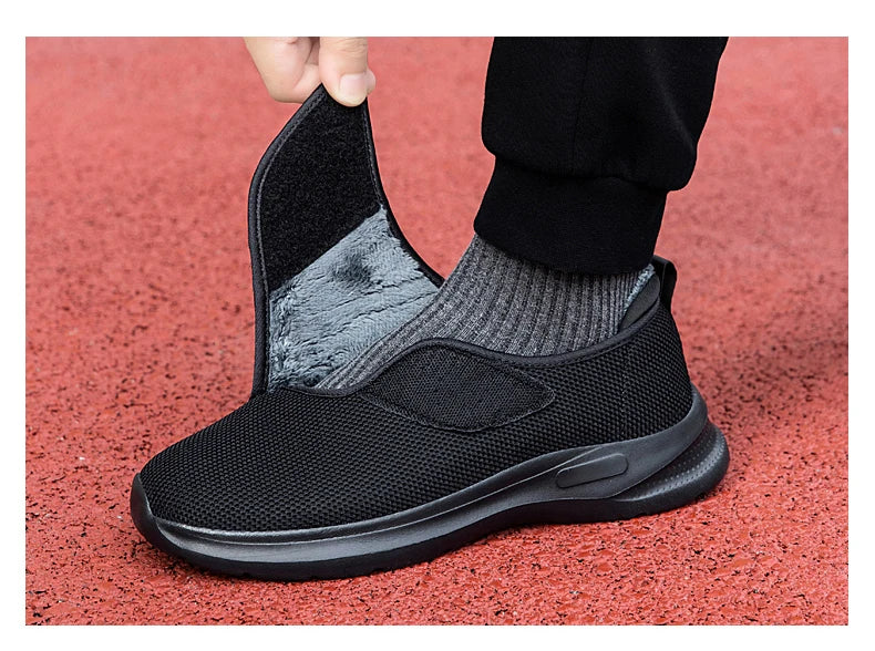 Winter Women Orthopedics Wide Feet Swollen Walking Casual Shoes Thumb Eversion Adjusting Soft Comfortable Diabetic Man Shoes