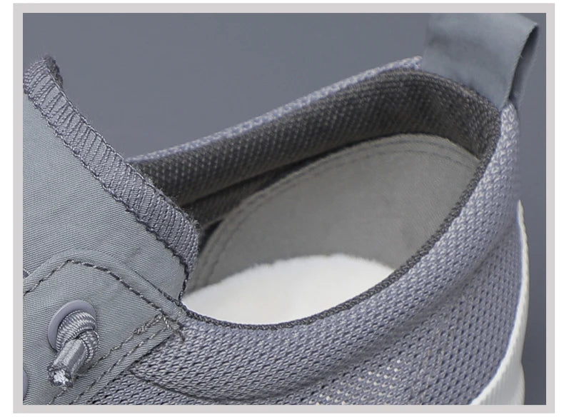 New Shoes for Men Casual Shoes Summer Thin Mesh Flat Skateboard Shoes Street Cool Breathable Loafers - Sun Studio