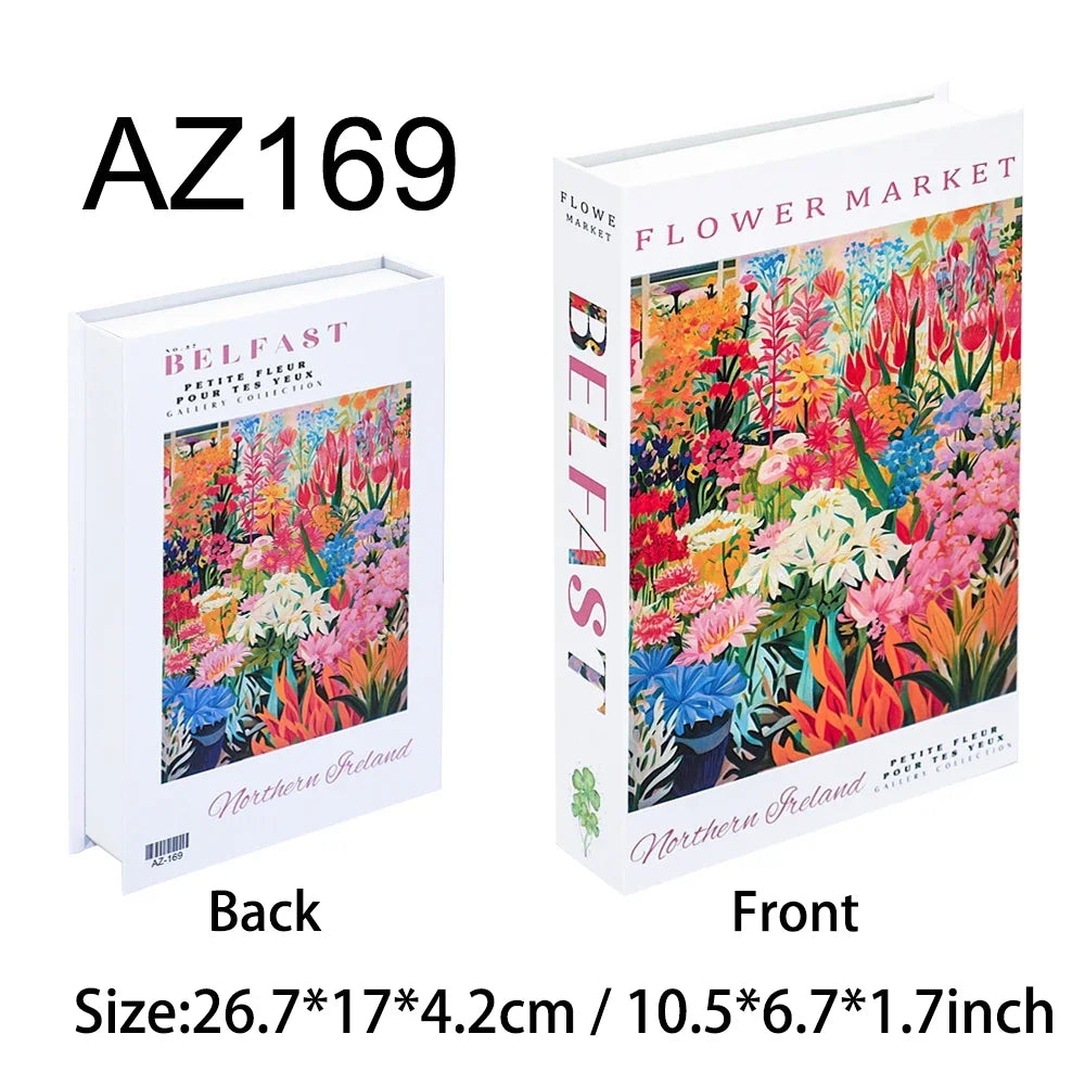 Colorful Travel Series Fake Books For Home Decor Coffee Table Ornaments Fashion Decoration Books for Living Room Amalfi Italy