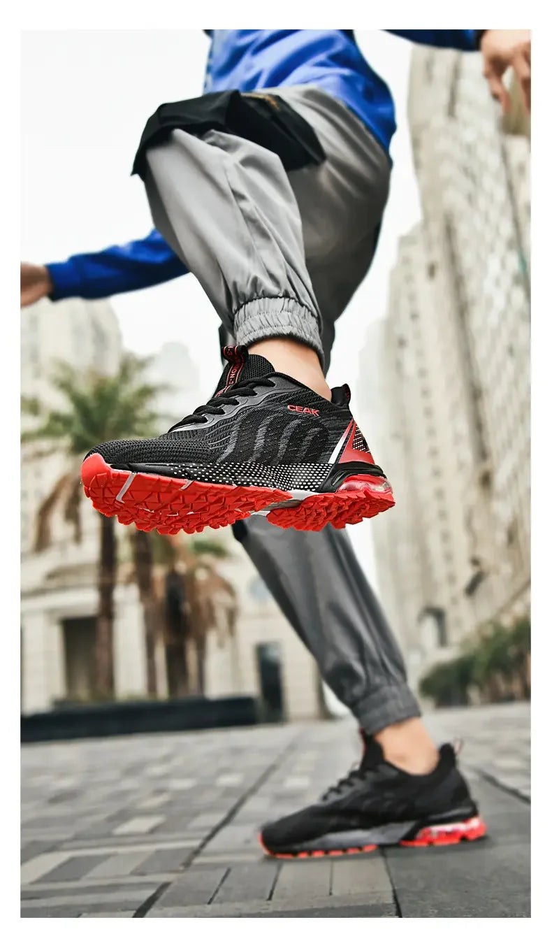 2025 Men's Casual Trainers Shoes Fashionable Sports Comfortable and Breathable Running Shoes Large Size 48 High Top Board Shoes - Sun Studio