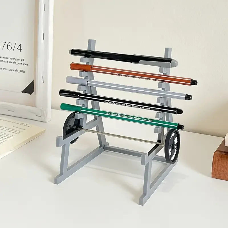 Creative Barbell Pen Holder Fitness Themed Fitness Pen Holder Perfect Gift for Fitness Enthusiasts Weightlifters - Sun Studio