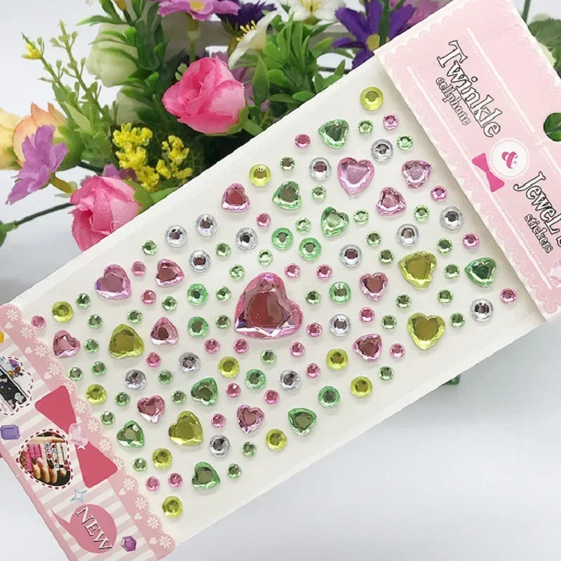Glitzer Gesicht Aufkleber für Kinder Strasssteine für Augen Gesicht Diamanten Helle Aufkleber Festival Makeup Juwelen Aufkleber ZS006