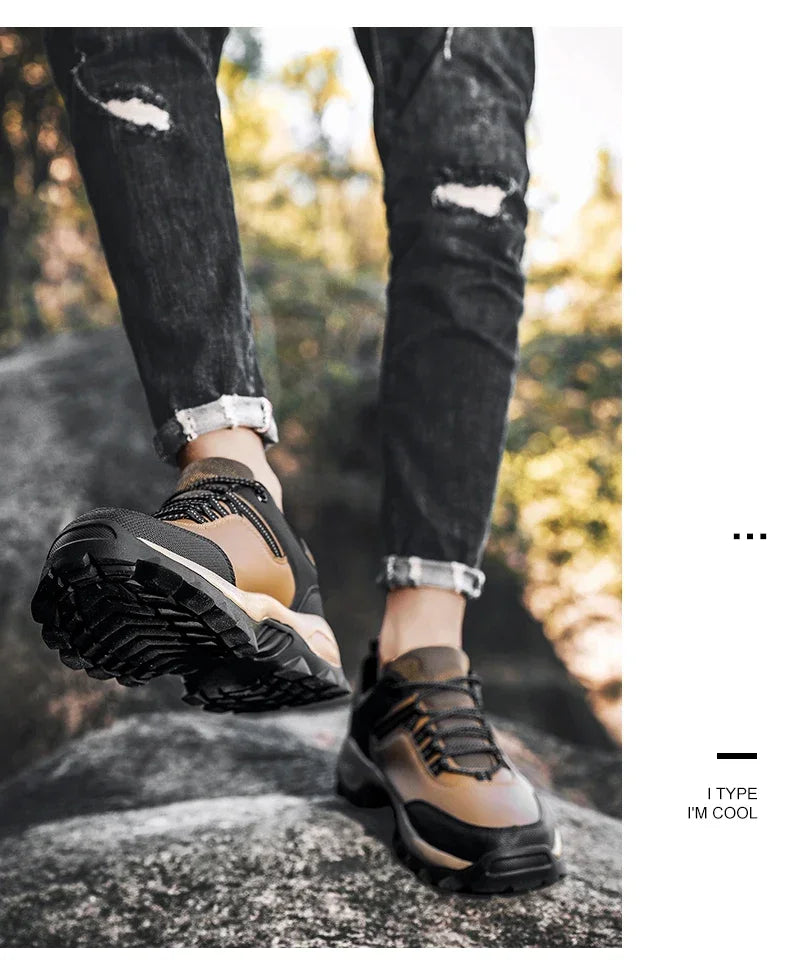 Men Boots Outdoor Sneakers Men Shoes 2025 New Fashion Male Casual Footwear Comfortable Tenis Masculino Botas Men Sneakers Shoes - Sun Studio