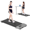 Walking Pad 2 in 1 Under Desk Treadmill, 2.5HP Low Noise Walking Pad Running Jogging Machine with Remote Control for Home Office - Sun Studio