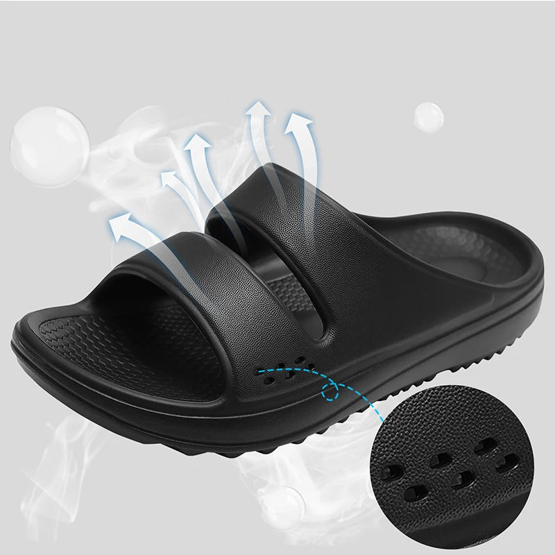 VESANBE Men Recovery Slides Women Arch Support Slides Summer Beach Sandals Light Orthotic Men Sandals Outdoor Breathable Sandals - Sun Studio