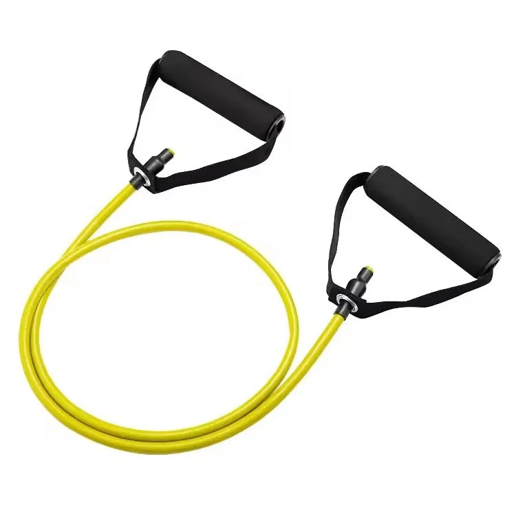 5 Levels Resistance Bands with Handles Men Yoga Pull Rope Elastic Fitness Exercise Tube Band for Home Workouts Strength Training - Sun Studio