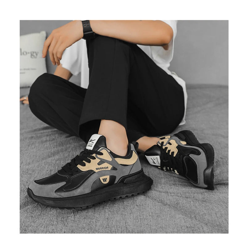 Comfortable And Breathable Sports Shoes For Men's New Spring And Autumn Style Ins Trendy Leisure Hong Kong Style Running Travel