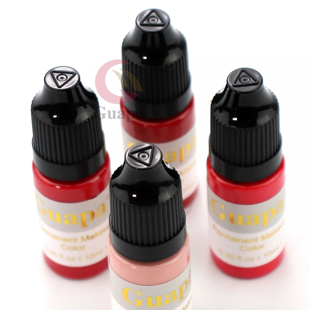10ML Tattoo Ink Micro pigment Lip Eyebrow Permanent Makeup Pigment Tattoo Supplies for Tattoo Eyebrow Eyeliner Lip - Sun Studio