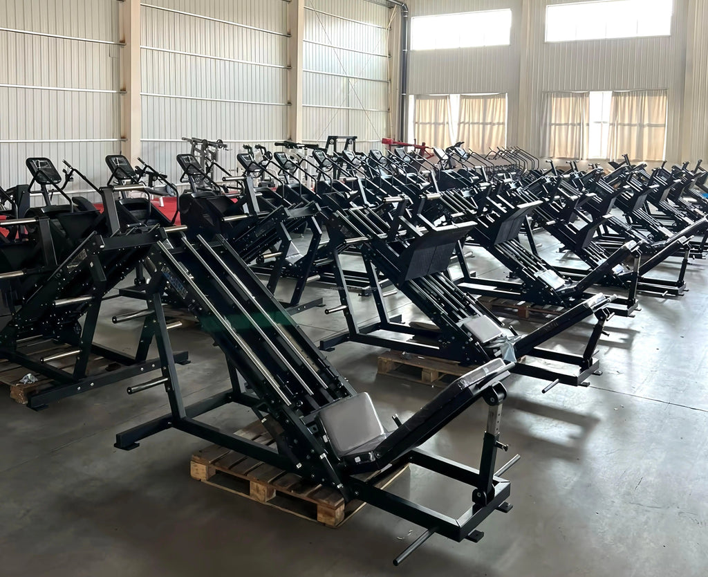 Hacker Squat Multi-Functional Gym Equipment For Strength Training Targets Arms Chest Legs Back Bodybuilding Made Steel Metal - Sun Studio
