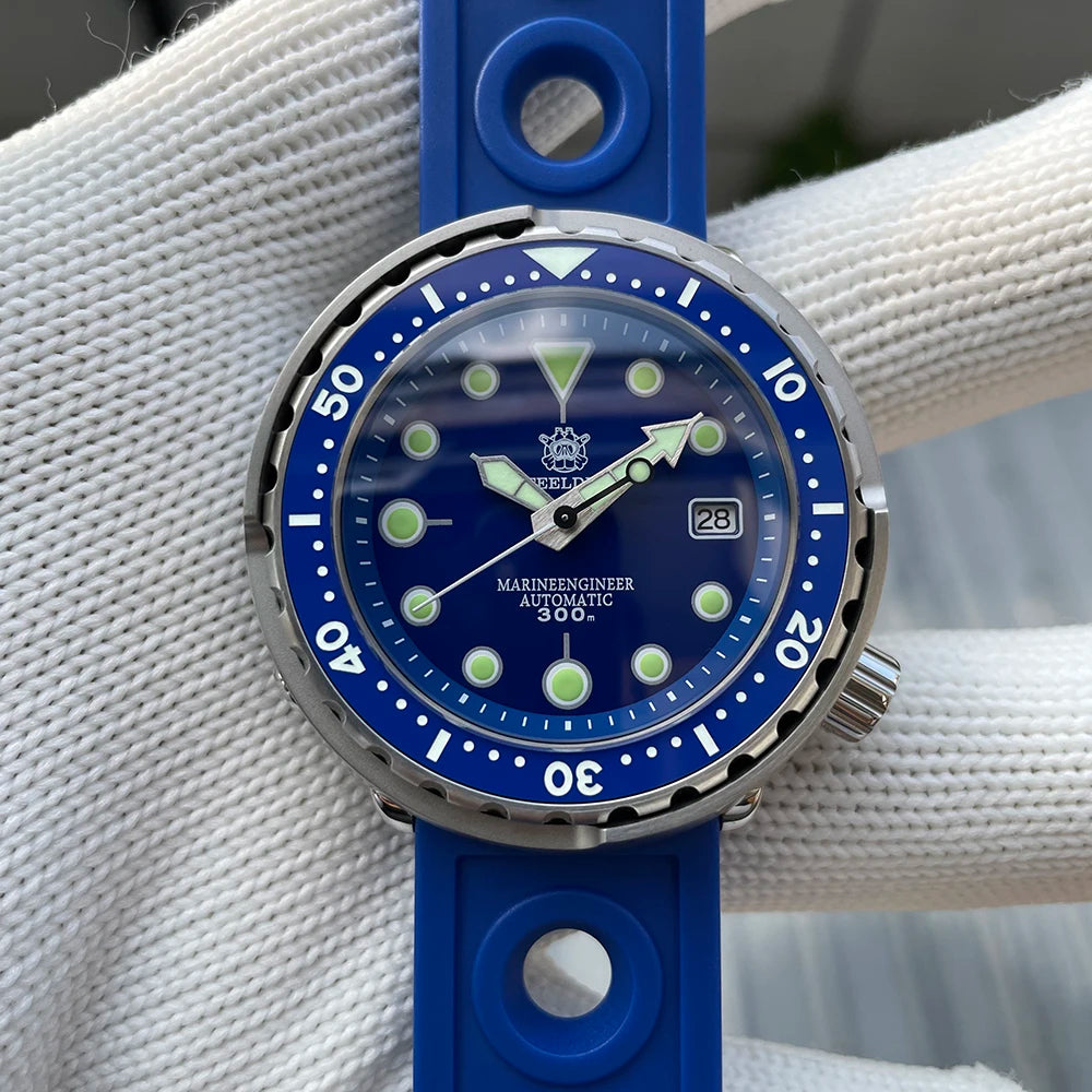 STEELDIVE SD1975 Luxury Automatic Watches Men Dive Watch 30Bar Waterproof Luminous Clock Sapphire Mirror Mechanical Wristwatch