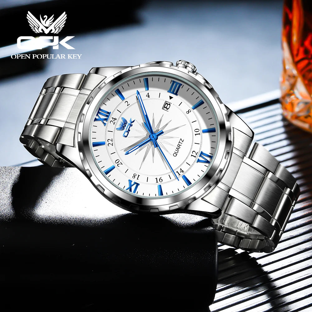 OPK Brand Men's Watches Stainless steel Roman Scale 6003 - Sun Studio