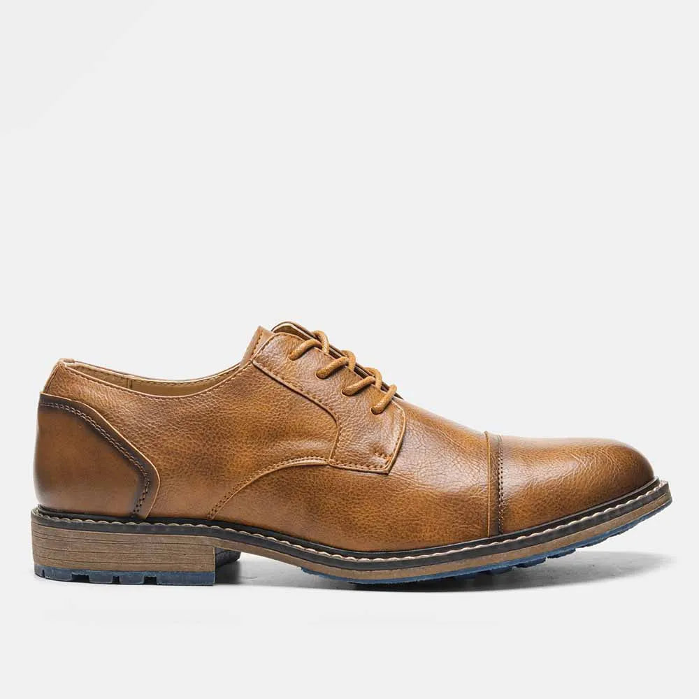 Business Men's Leather Shoes European American Casual Man Leather Shoe Retro Trend Men's Shoes Large Size Leather Shoes for Men