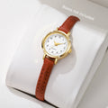 Fashion  Small Dial Women's Quartz Watch Ladies Leather Strap Wrist Watches Reloj Mujer（Without Box） - Sun Studio