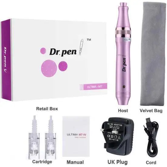 M7 Electric Dr. Pen Wireless Skincare Machine Tattoo Micro Needle Beauty Care Facial Tools Beauty Equipment - Sun Studio