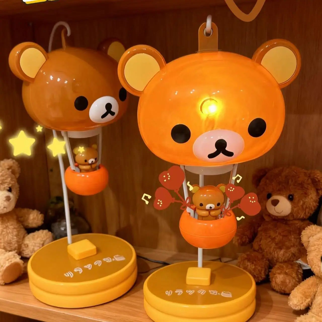 Rilakkuma Balloon Light Cute Sanx Forest Decorative Balloon Lamp Cartoon Night Light Relaxing Bear Theme Creative Home Decor - Sun Studio