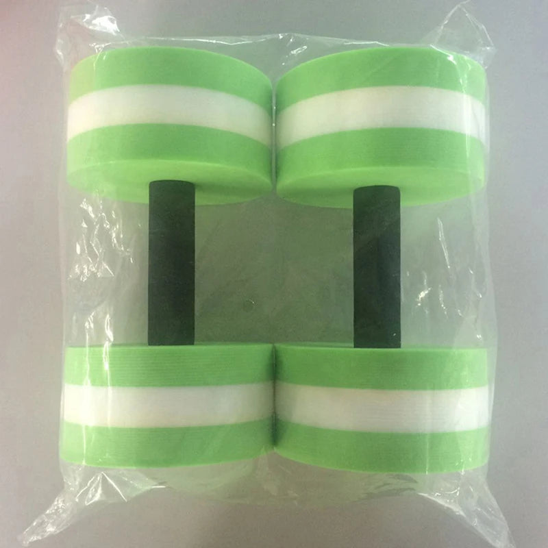 Floating Swim Gym Dumbbell Water Weight Aerobics Fitness Pool Water Swimming Aqua Exercise Barbell EVA Foam Aquatics Dumbbell - Sun Studio