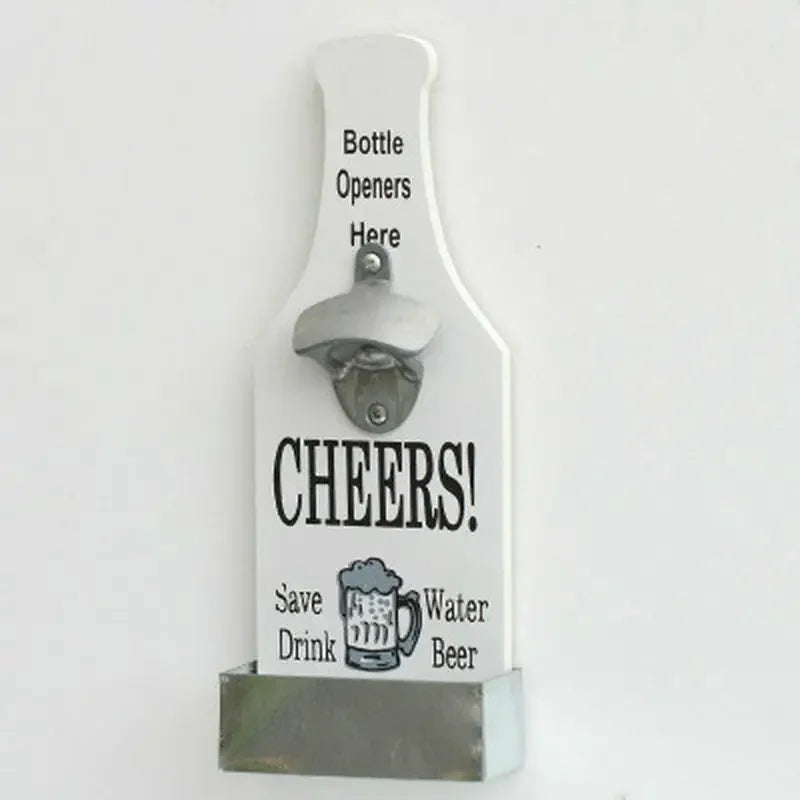 Retro Beer Bottle Opener Creative Storage Box Bar Restaurant Decoration Opener Wall Hanging - Sun Studio