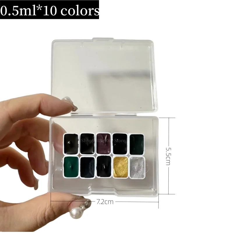 ROSA New 10 Color Precipitated Watercolor Pigments 10ml Tube Master Watercolor Paint Student Artist Painting Supplies - Sun Studio