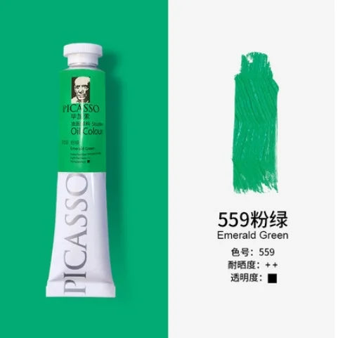 50/170ML Oil Painting Pigment for Beginners and Students Majoring In Fine Art Painting Creation Light-resistant Delicate Pigment - Sun Studio