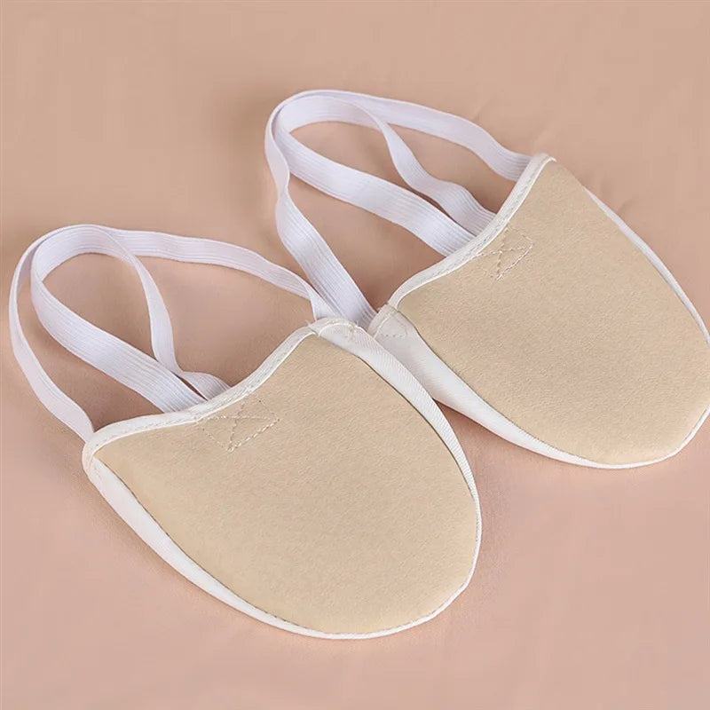 Half Length Rhythmic Gymnastics Equipment Soft Breathable Socks Knitted Sole Shoes Art Gym Child Adult Dancing Pads Insoles - Sun Studio