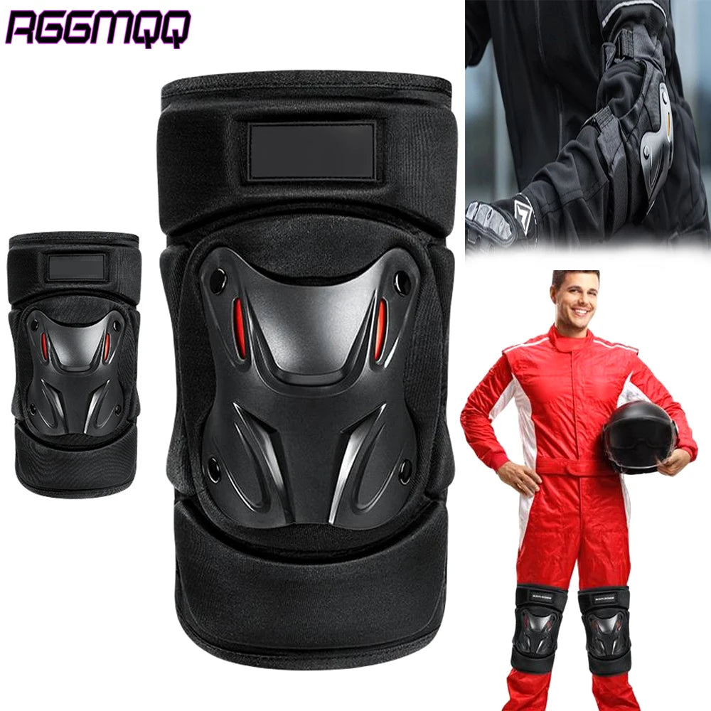 1Pair Adult Knee & Elbow Pads for Roller Skating,Skateboarding - Heavy-Duty PP Shell - Adjustable Protective Gear for Men Women - Sun Studio