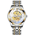 Bindond Mens Automatic Mechanical Watches Top Brand Luxury Stainless Steel Waterproof Hollow Male Wristwatches Relogio Masculino - Sun Studio