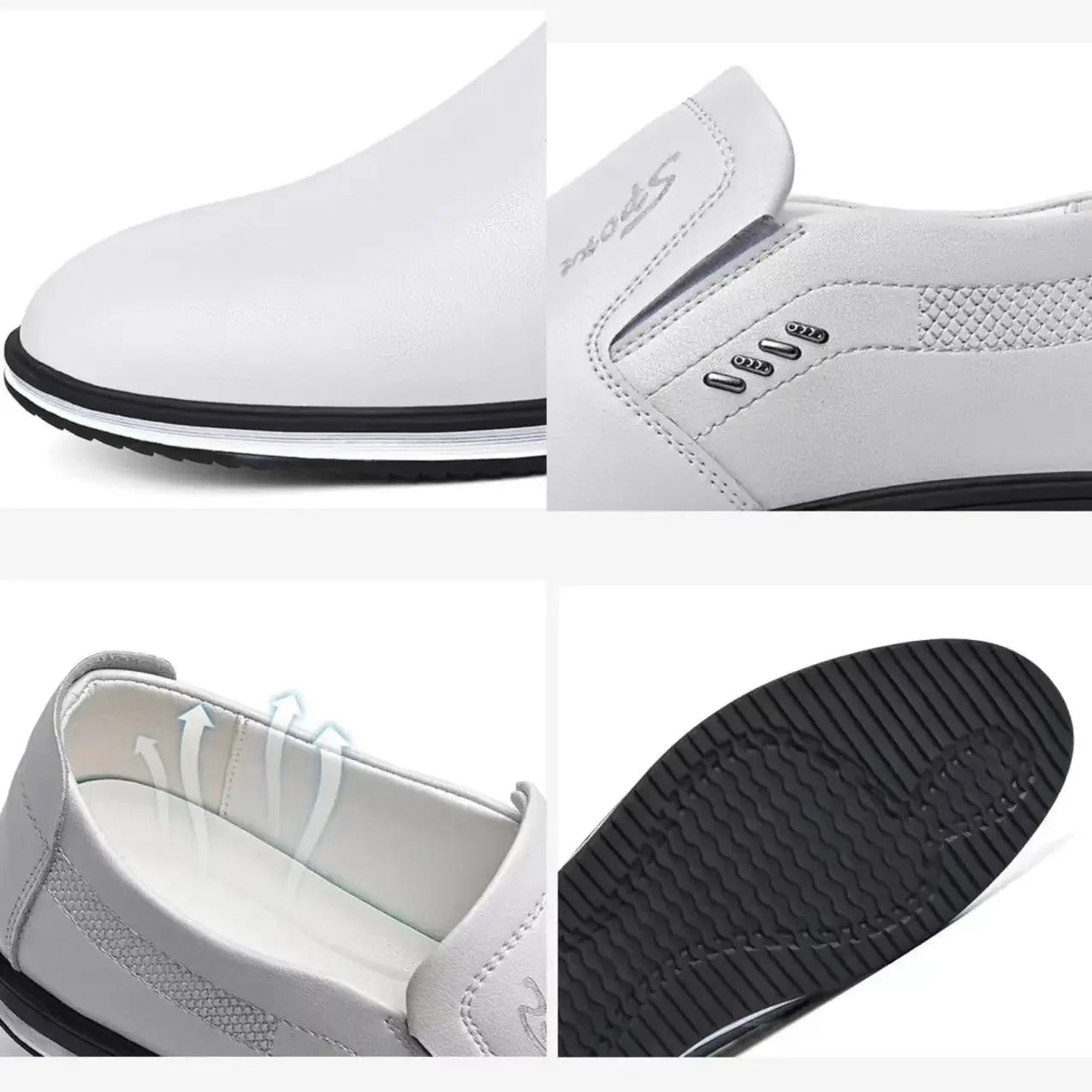 Brand Leather Shoes for Men Designer Loafers High Quality Adult Moccasins Men Driving Shoes Male Footwear Men's Formal Shoes - Sun Studio