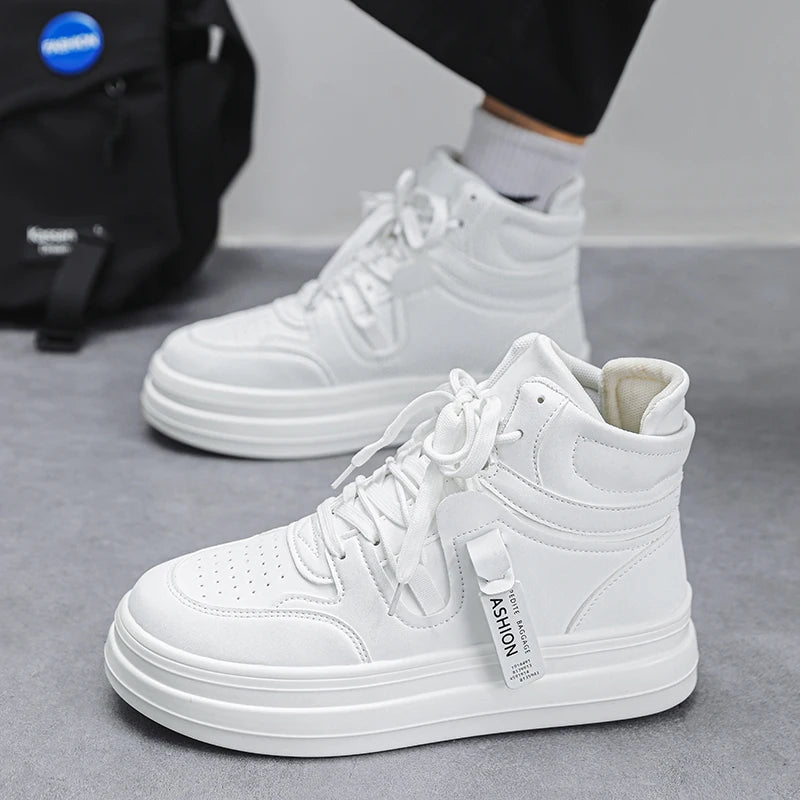 High-top classic casual sports shoes with durable soles and soft uppers, blending classic and fashionable styles. Ideal for hiki - Sun Studio