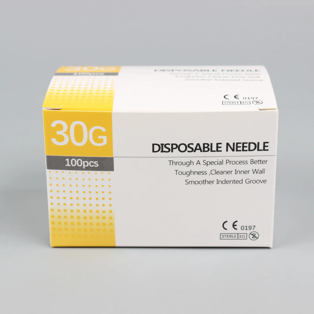 100pcs/box 30G 4mm 13mm Disposable Needle Small Painless Tattoo Needle Injection Needle surgical tool - Sun Studio