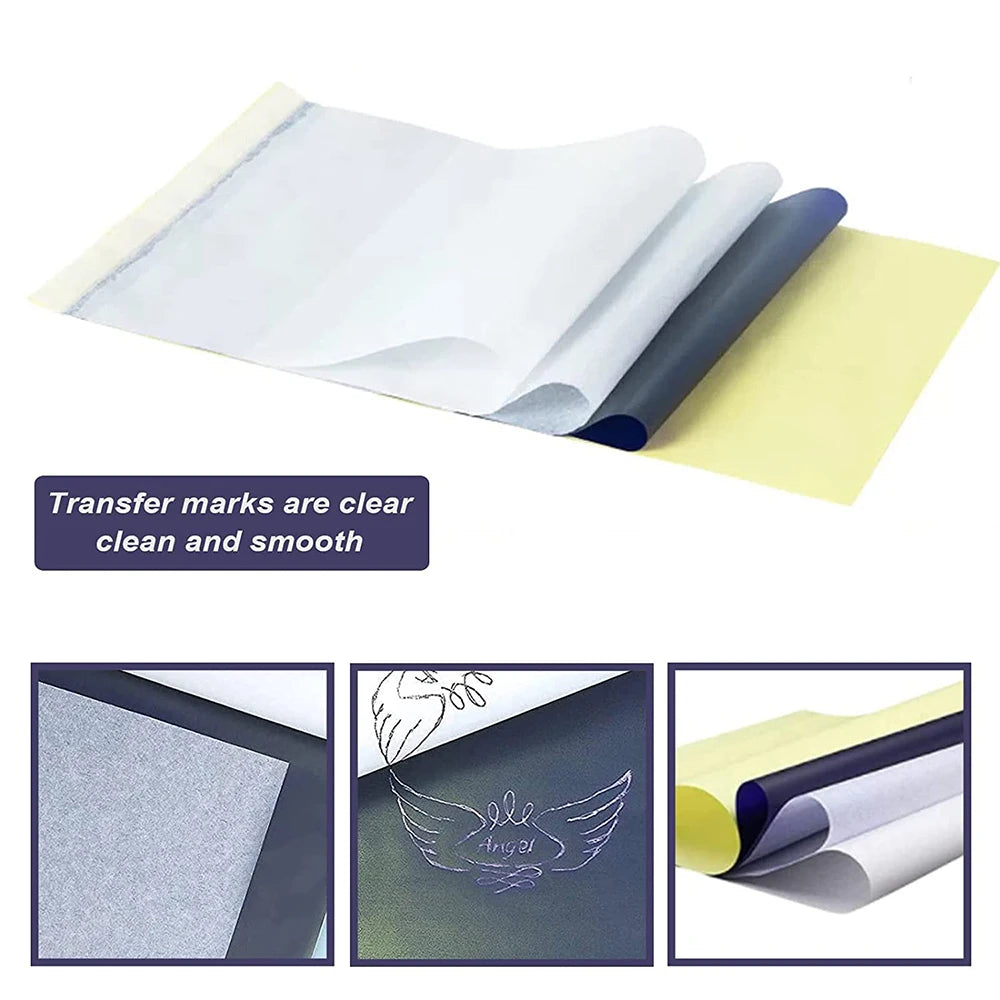10/30/50pcs Tattoo Transfer Papers A4 Size Tattoo Thermal Printer Copier Stencil Papers for Tattoo Transfer Machine Accessories - Sun Studio