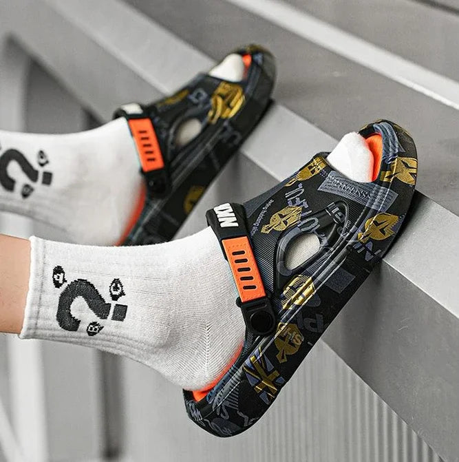 Soft Men's Shoe Eva Outdoor Sabot Male Slipper Fun Designer Luxury Low Price 2025 Fashion Comfortable High Quality Pvc Slides - Sun Studio