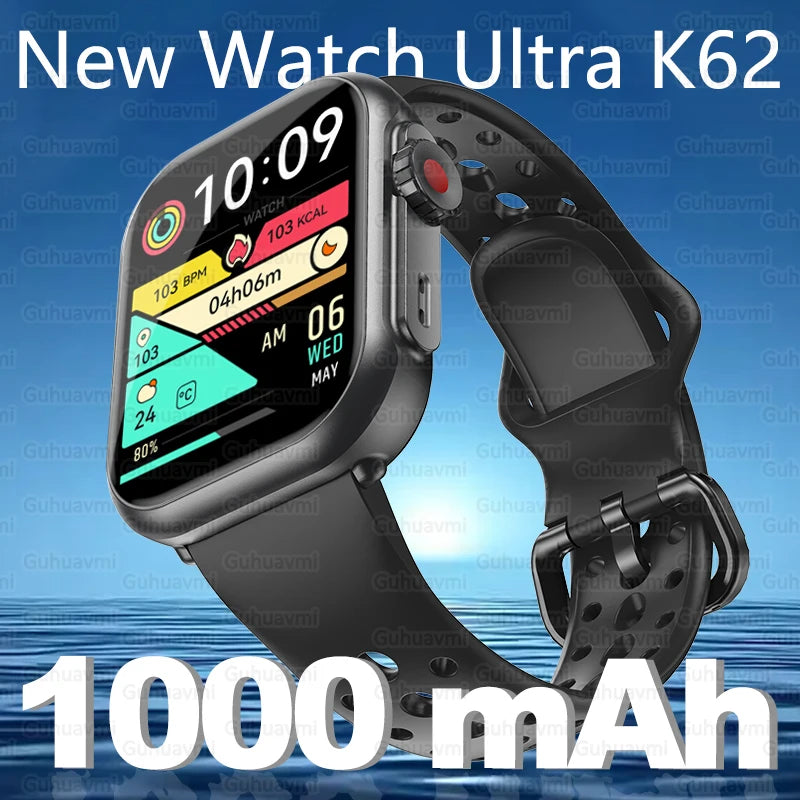 2025 New 1000mAh Battery Smart Watch For Men Women Bluetooth Call Heart Rate Monitor Watches IP68 Waterproof Sports Smartwatches - Sun Studio