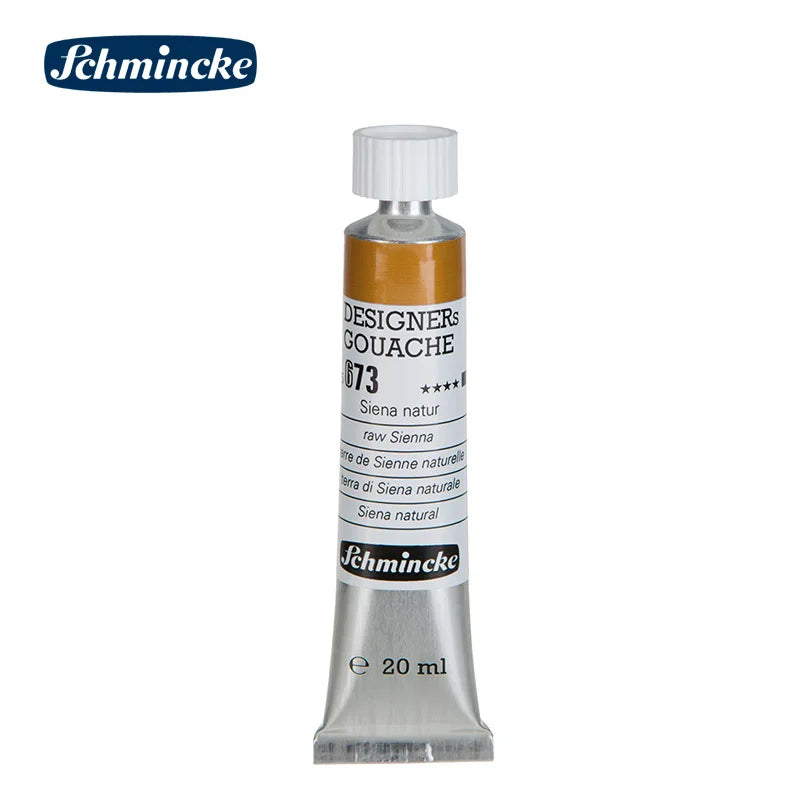 Germany Schmincke Designer Gouache Paint Tube 20ml Opaque Gouache Paint Professional Artist 48 Colors Drawing Art Supplies Cute