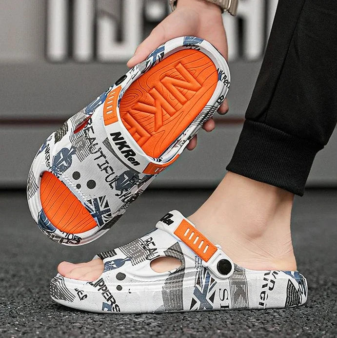 Soft Men's Shoe Eva Outdoor Sabot Male Slipper Fun Designer Luxury Low Price 2025 Fashion Comfortable High Quality Pvc Slides - Sun Studio