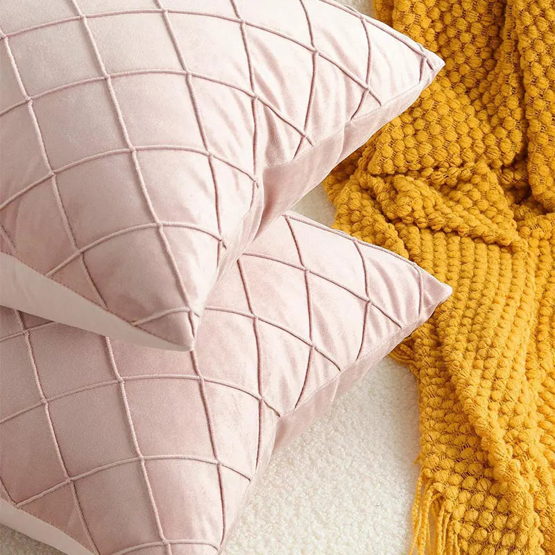 Multi-Color Velvet Cushion Cover For Sofa Living Room Soft Pillowcase Nordic Style Modern Home Decor Zipper Fundas De Cojines - Sun Studio