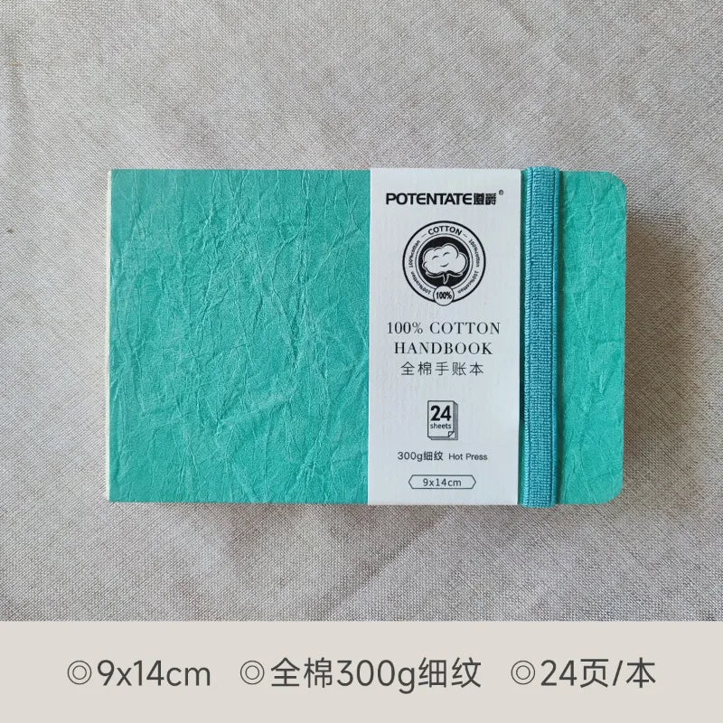 POTENTATE Watercolor 100% Cotton Paper Pad 24 Sheets10x10cm/9x14cm/13x19cm Artists Beginners Watercolor Sketchbook Drawing Paper - Sun Studio
