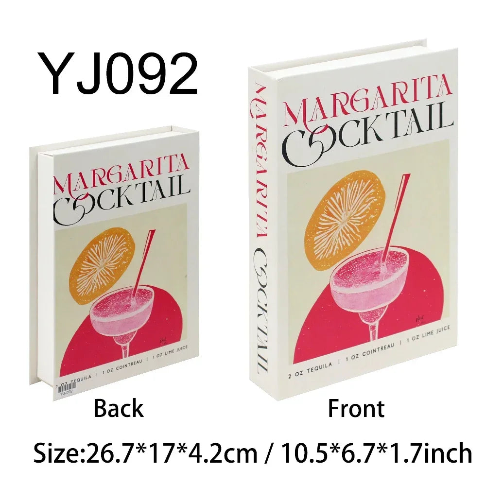 Colorful Travel Series Fake Books For Home Decor Coffee Table Ornaments Fashion Decoration Books for Living Room Amalfi Italy