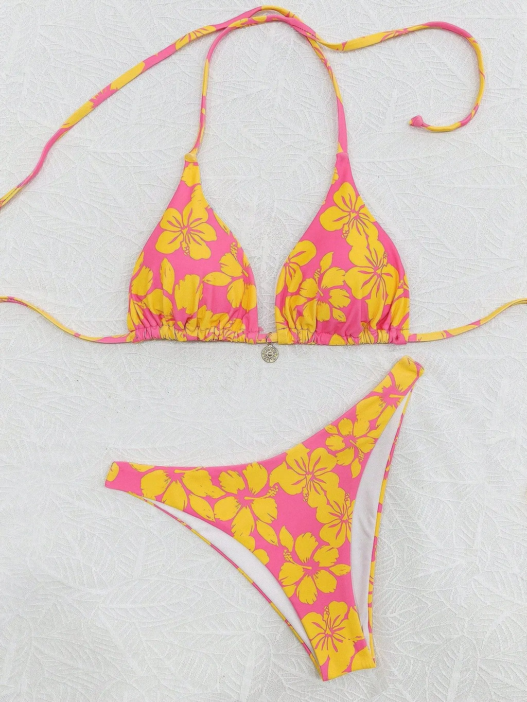Micro Bikini 2026 Push Up Women Swimsuits Sexy Swimwear Brazilian Bikini Set Biquini Print Swimsuit Summer Brown Beachwear - Sun Studio