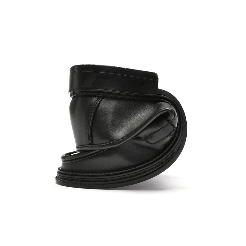 Men Genuine Leather Business Shoes Casual Flats Men Party Driving Loafers Shoes Breathable Moccasins Men's Casual High-end Shoes - Sun Studio