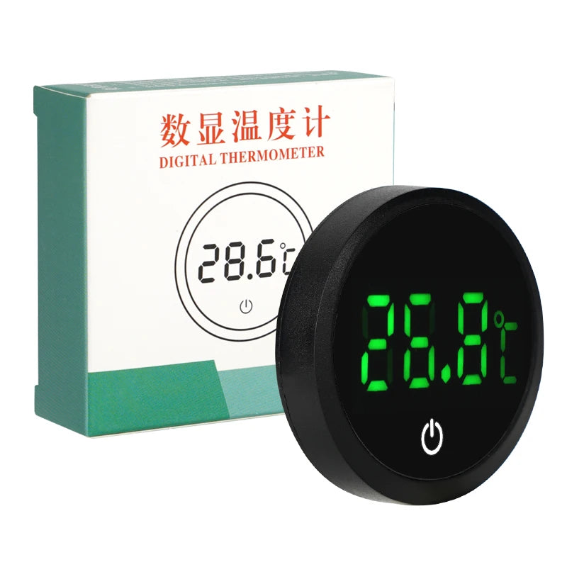 8 Styles Cordless Aquarium Thermometer Lcd Digital External Thermometer Glass Thermometer Fish Tank Mini Suction Cup Thermometer - Sun Studio