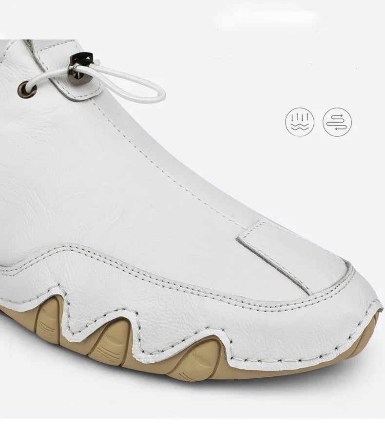 Size 38-47 Men Sneakers Leisure Comfortable Walking Genuine Leather Shoes Sports Outdoor Footwear Loafers Male Trainers 2021 - Sun Studio