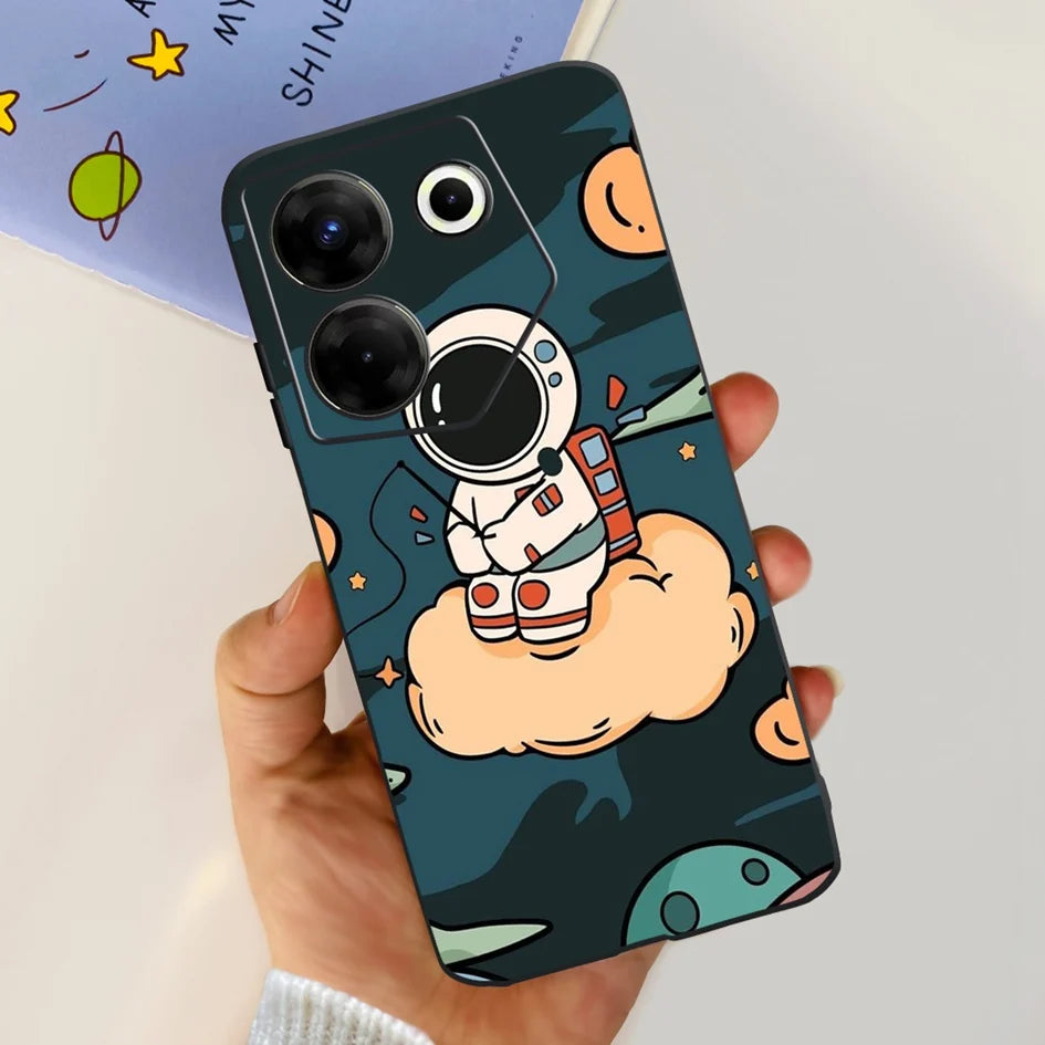 For Tecno Camon 20 Pro 5G Case 2023 Cute Love Heart Football Slim Cover Soft Silicone Funda For Tecno Camon20 Pro 5G CK8n Bumper - Sun Studio
