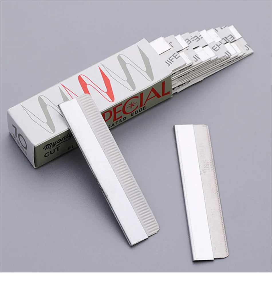 Eyebrow Pencil Microblading Supplies Set Waterproof Eyebrow Tattoo Tint Enhancers With Sharpener Brow 10Pcs Brow Trimmer Blade - Sun Studio