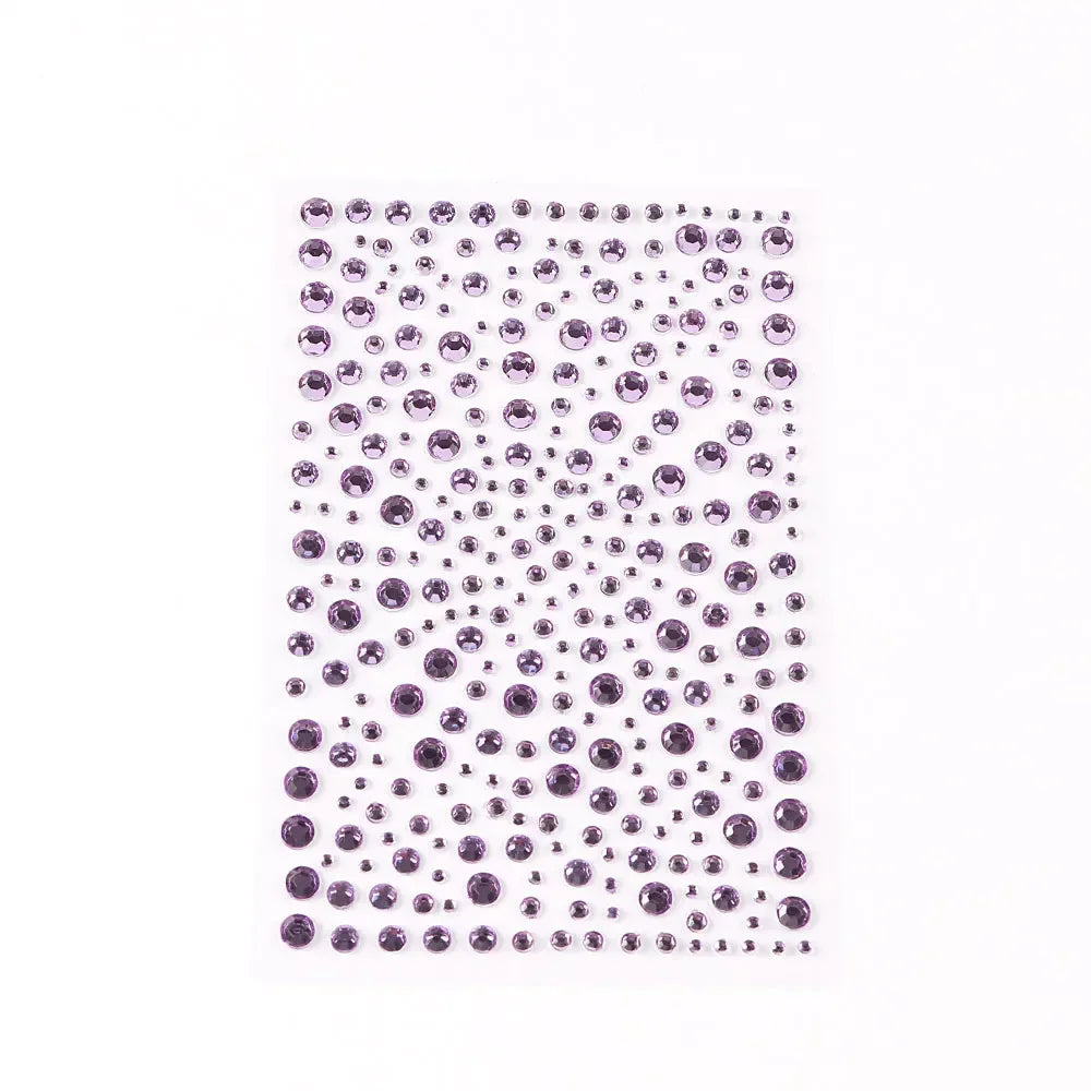 Face Decorations Rhinestone Stickers for Music Festival Halloween Party Mobile Crystal Sticker Women Girls DIY Diamond Stickers