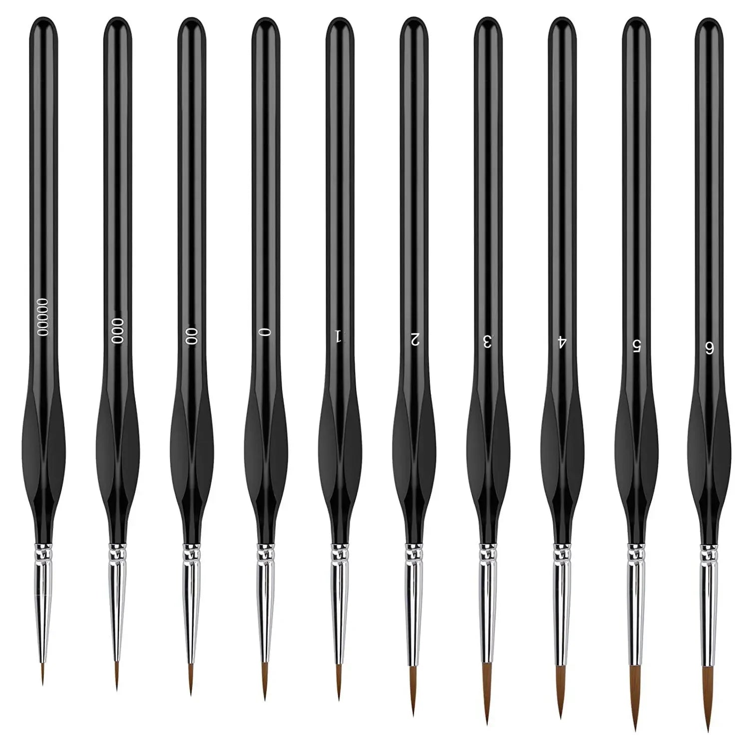 10/11/20/22Pcs Fine Detail Paint Brush Miniature Painting Brushes for Mini Paints Brush Set for Acrylic Watercolor Face Nail - Sun Studio