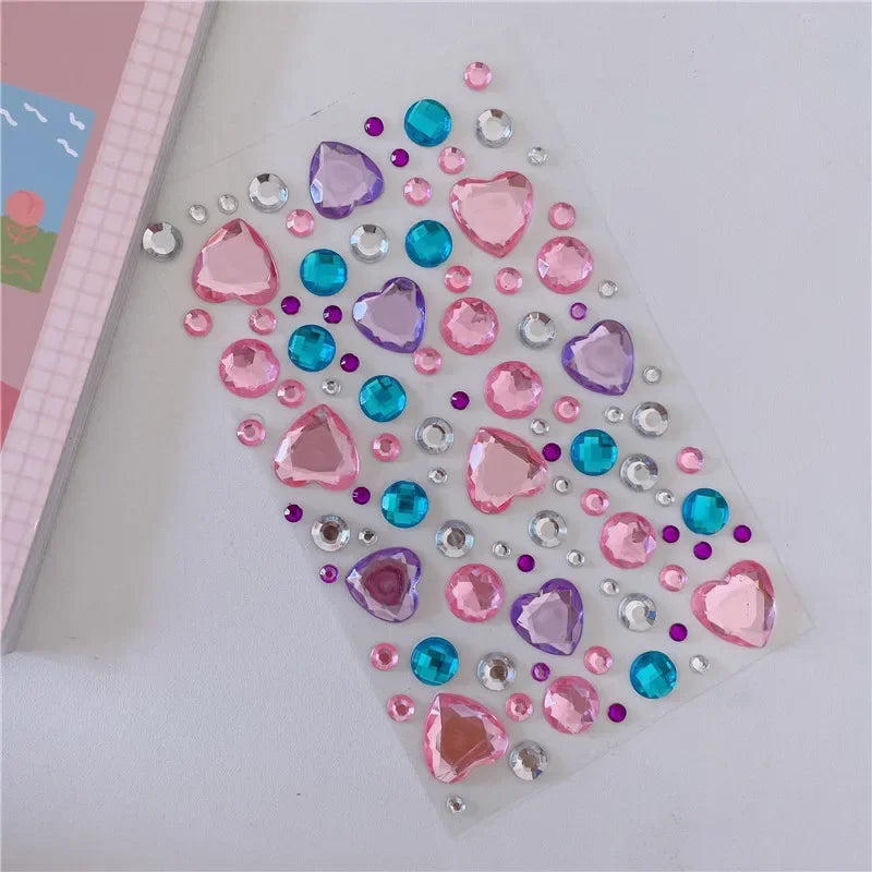 Glitzer Gesicht Aufkleber für Kinder Strasssteine für Augen Gesicht Diamanten Helle Aufkleber Festival Makeup Juwelen Aufkleber ZS006
