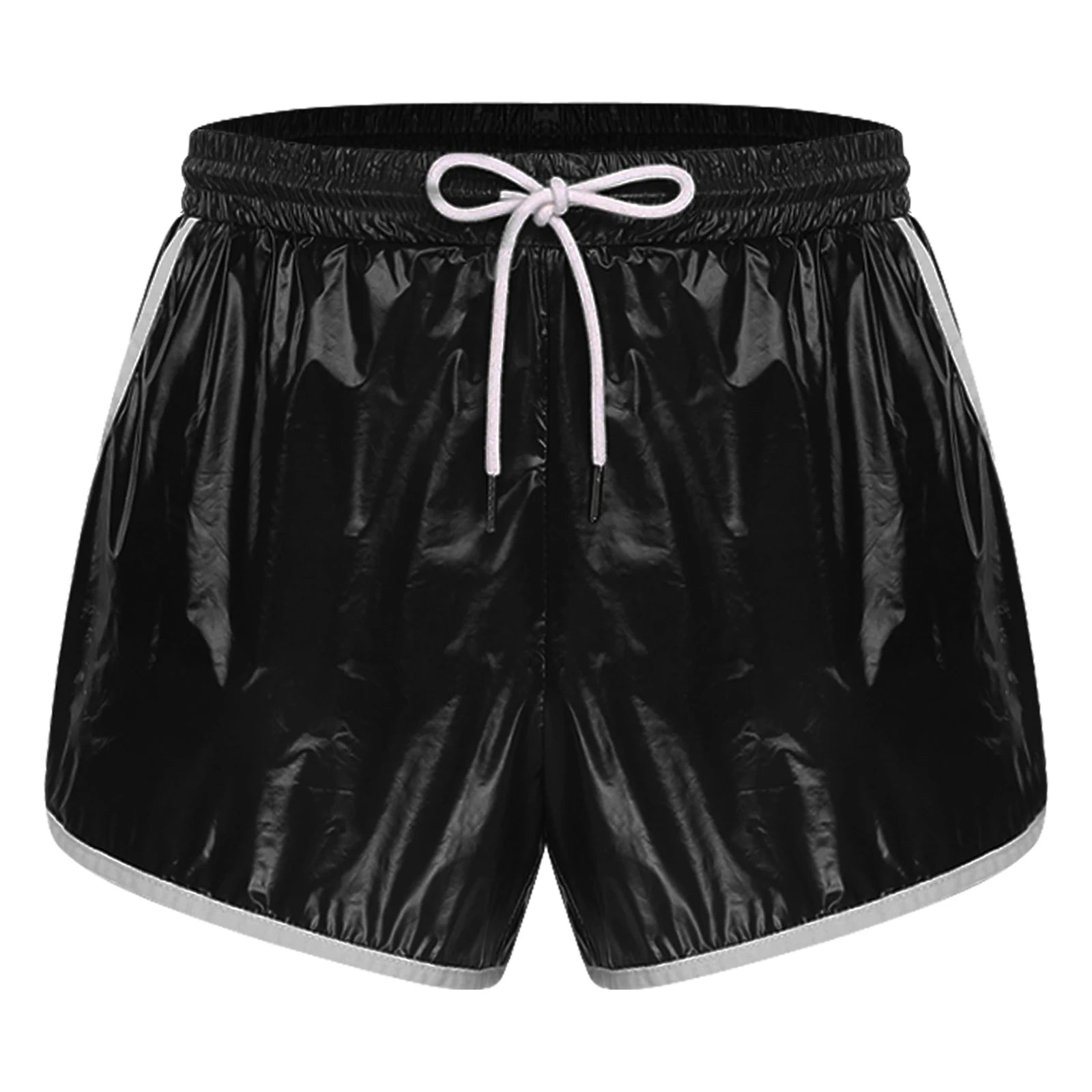 Mens Swimsuit Drawstring Seams Swim Shorts with Pockets Waterpoof Swimming Trunks Shorts Elastic Waistband Swimming Bathing Suit - Sun Studio