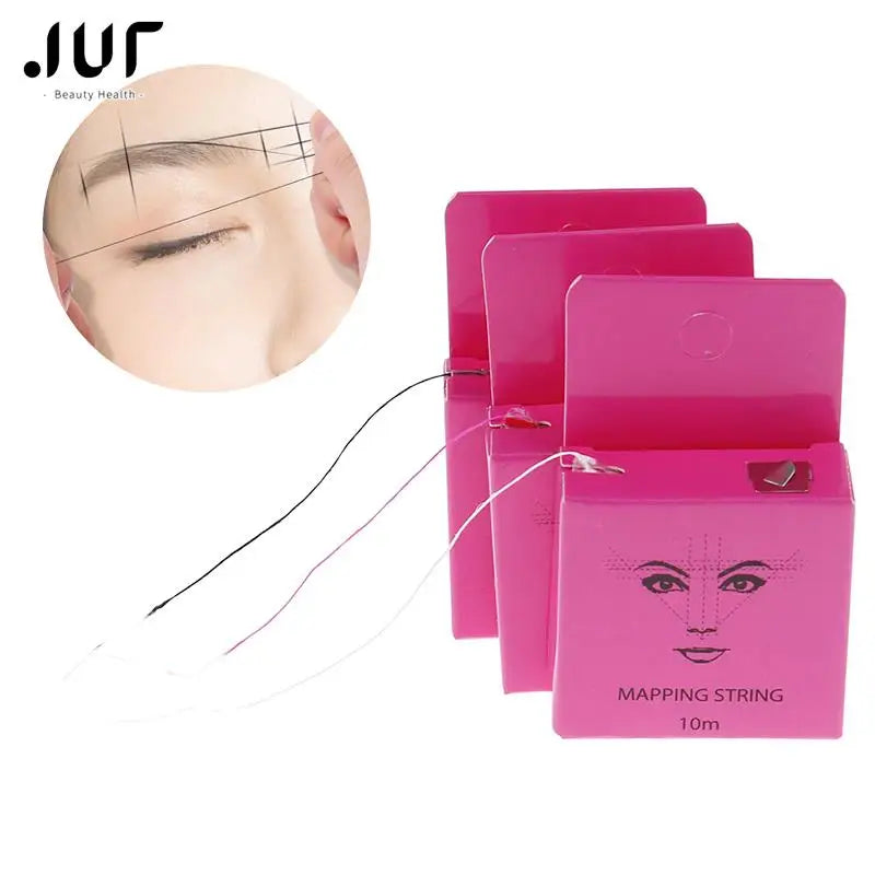 Make Up Dyeing Liners Thread Semi Permanent Positioning Eyebrow Measuring Mapping Tool Pre-ink String For Microblading Eyebow - Sun Studio
