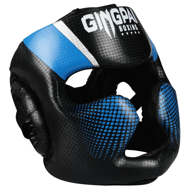 Kick Boxing Helmet for Men Women PU Karate Muay Thai Guantes De Boxeo Free Fight MMA Sanda Training Adults Kids Equipment - Sun Studio