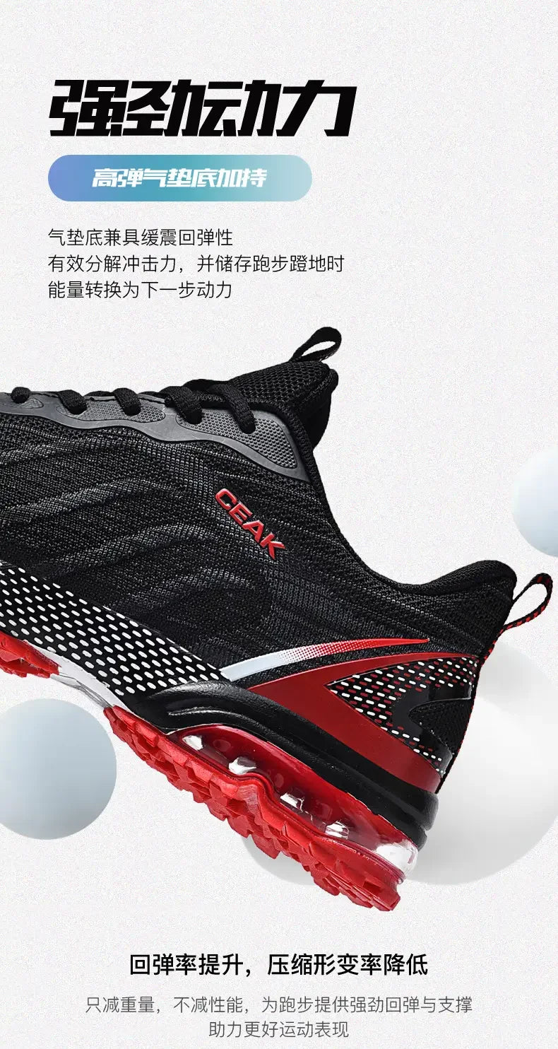 2025 Men's Casual Trainers Shoes Fashionable Sports Comfortable and Breathable Running Shoes Large Size 48 High Top Board Shoes - Sun Studio